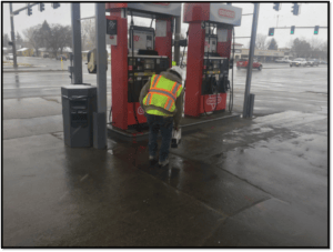 Horizontal-injection-well-installation-beneath-active-gasoline-dispenser-islands-300x227